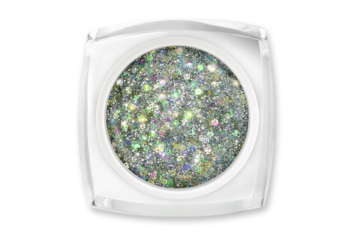 Jolifin LAVENI Colour Gel - infinity crystal Glitter 5ml