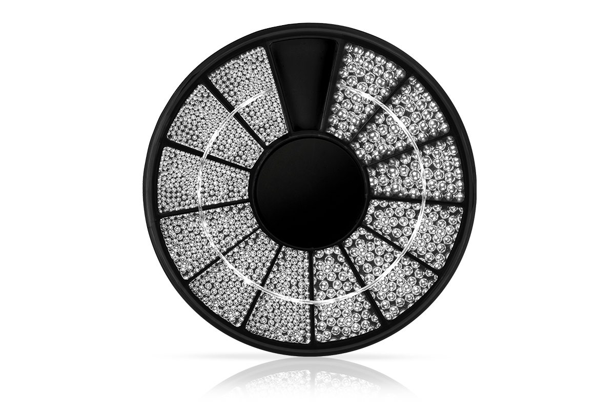 Jolifin LAVENI pearl display - silver