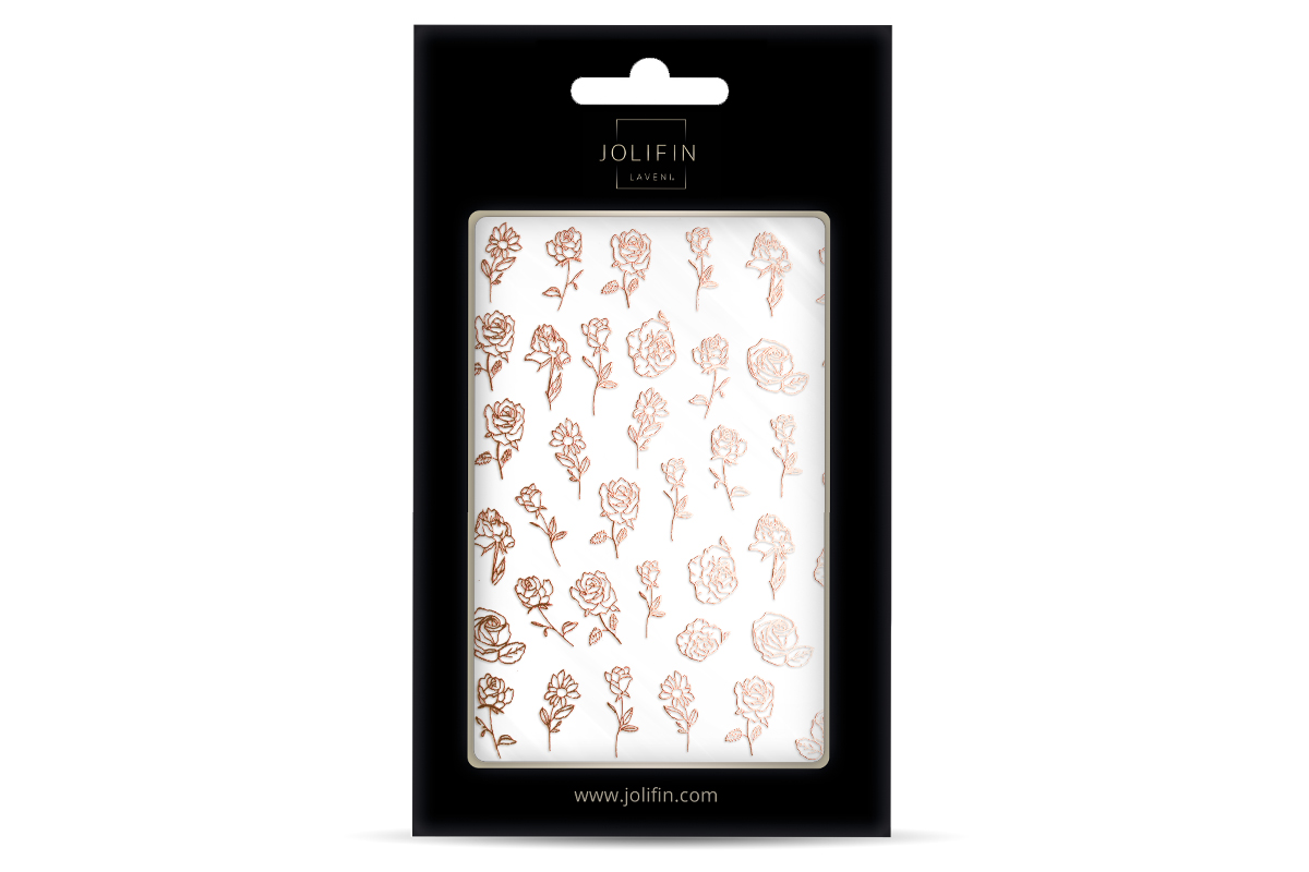 Jolifin LAVENI XL Sticker - rose gold no. 1