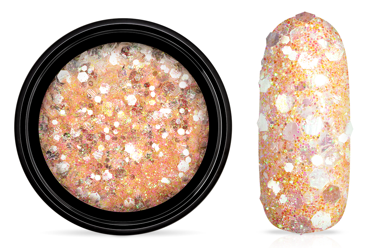 Jolifin LAVENI Crystal Glitter - greenery rose