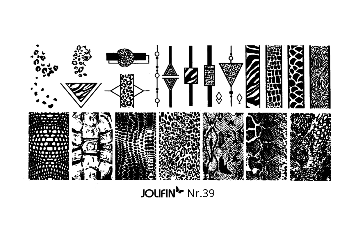 Jolifin Stamping Stencil No. 39