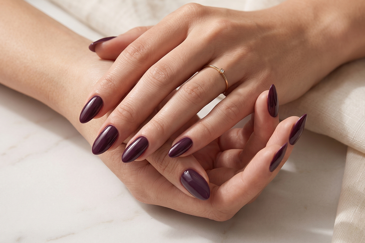 Jolifin Wetlook Farbgel dark aubergine 5ml