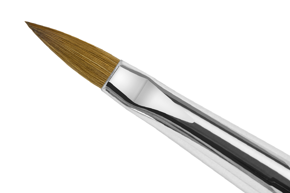Jolifin Crystal Pink acrylic brush - size 10
