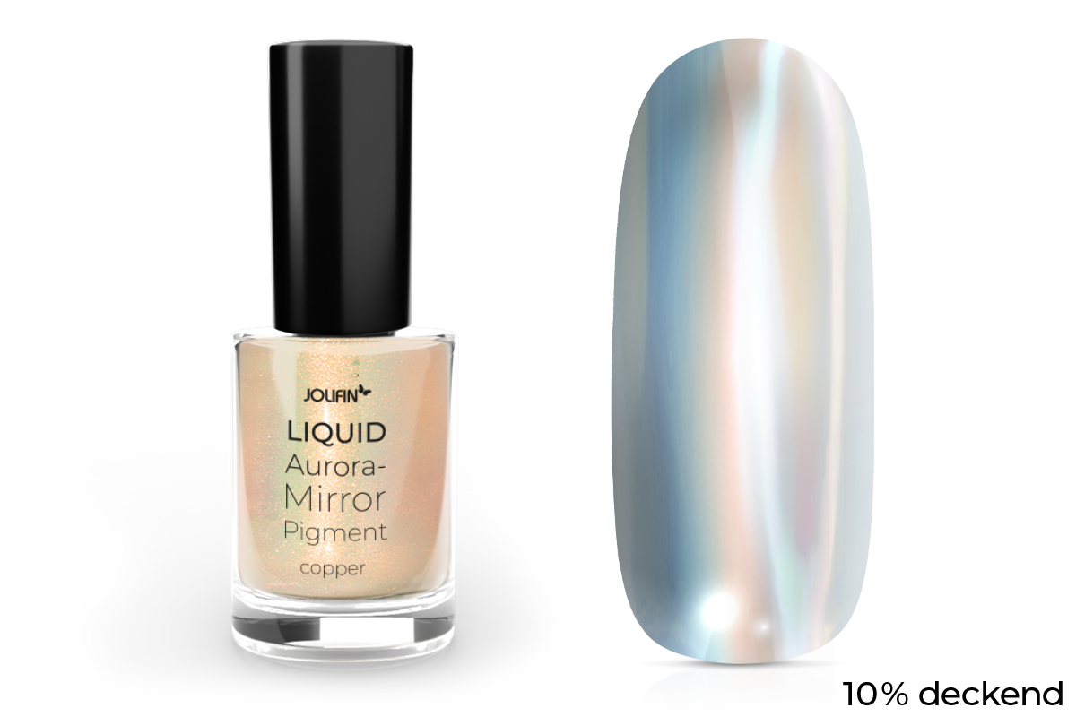 Jolifin Liquid Aurora-Mirror Pigment - copper 6ml 