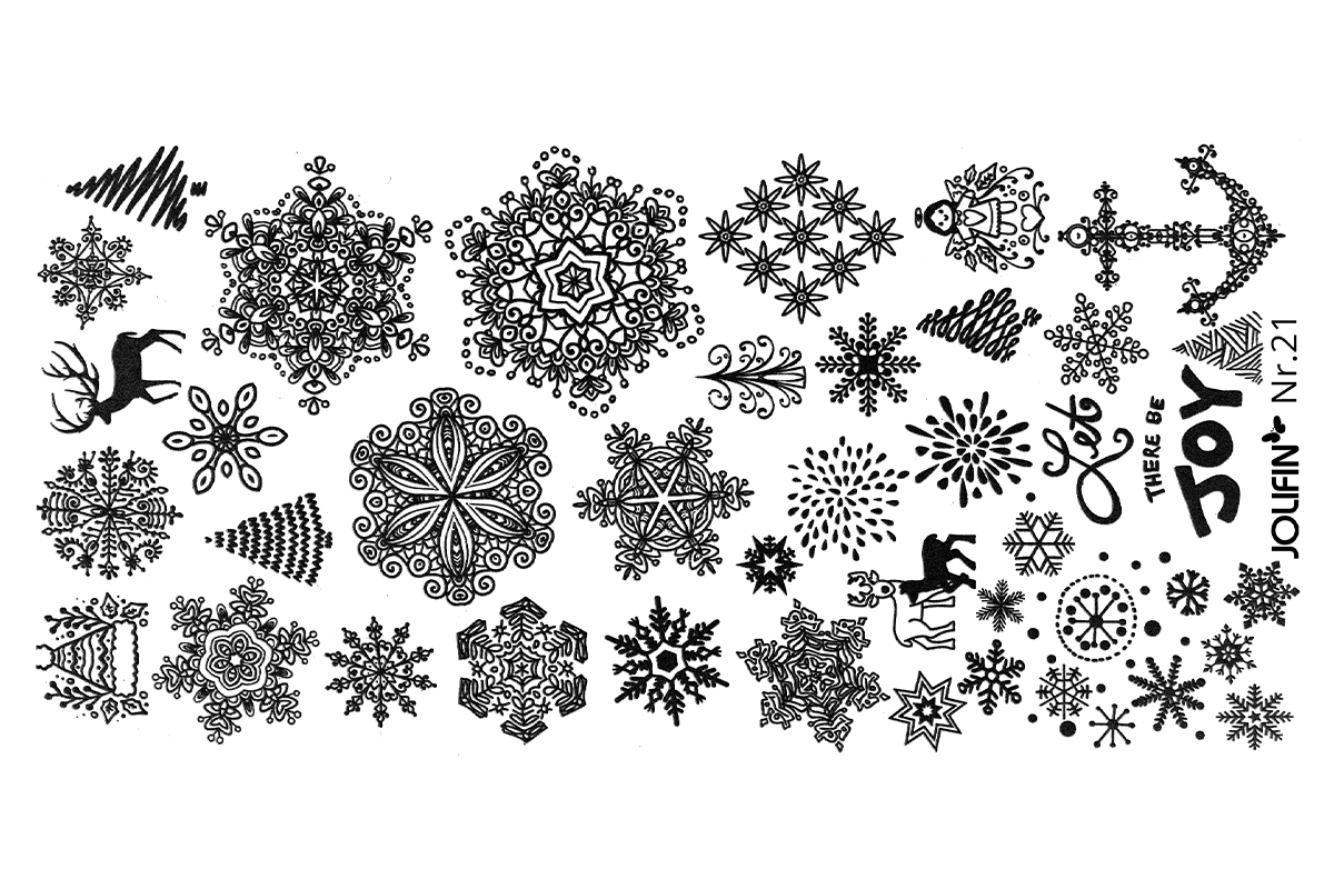 Jolifin Stamping Stencil No. 21