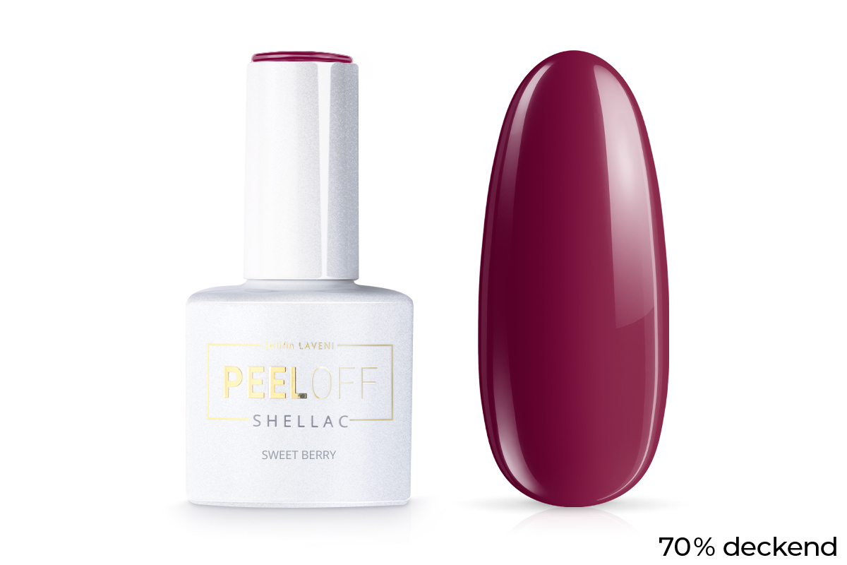 Jolifin LAVENI Shellac PeelOff - sweet berry 10ml