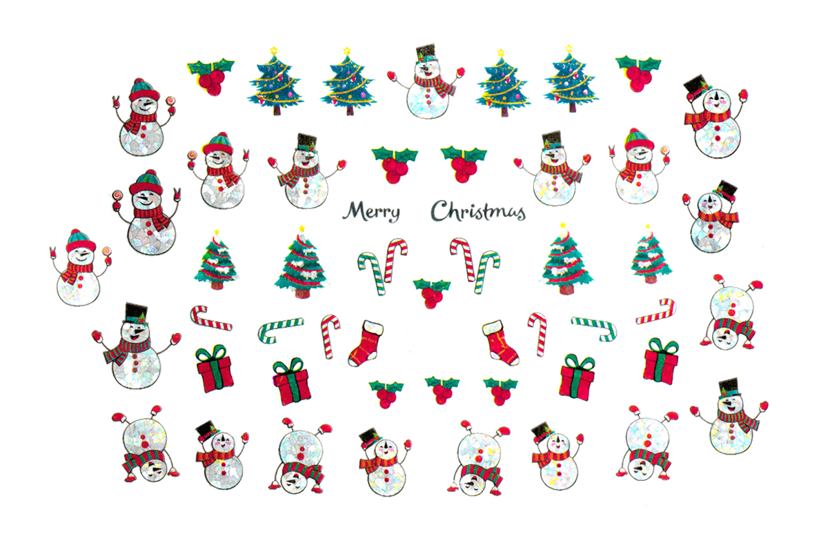 Jolifin LAVENI XL Sticker - hologramm christmas Nr. 4