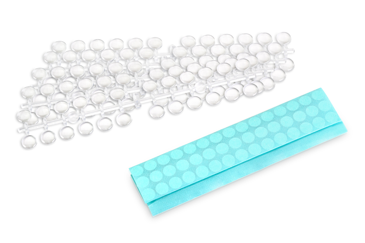 Jolifin adhesive dots for colour gels - clear 120pcs