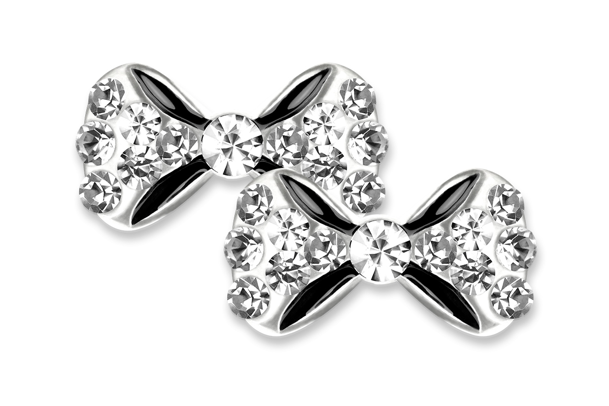 Jolifin Overlay Glitter Bow large