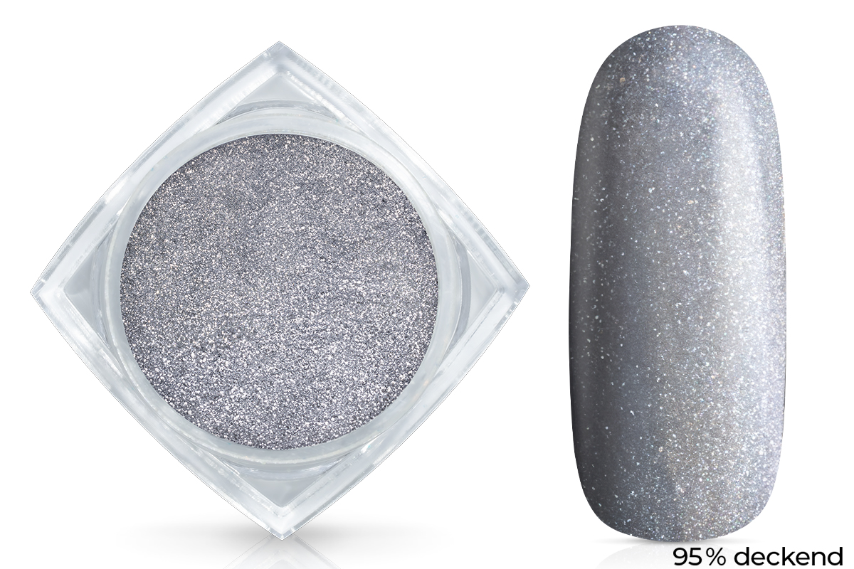 Jolifin Clear Cat-Eye Pigment - Satin silver