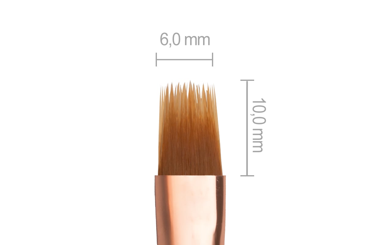 Jolifin Aurora Pinsel weiß - ombre extra fein