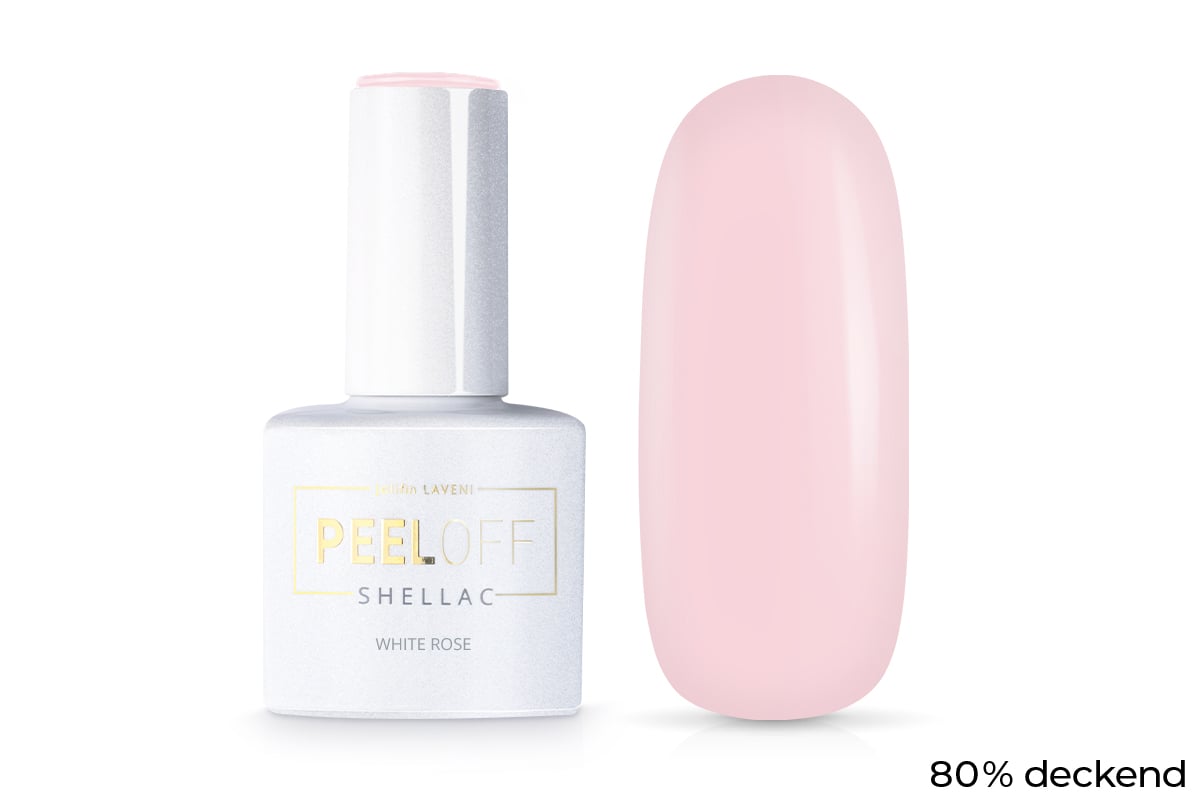 Jolifin LAVENI Shellac PeelOff - white rose 10ml