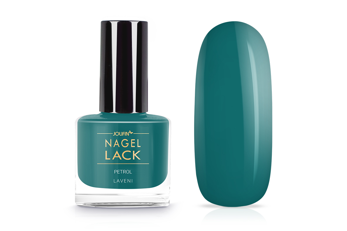 Jolifin LAVENI Nail Polish - petrol 9ml
