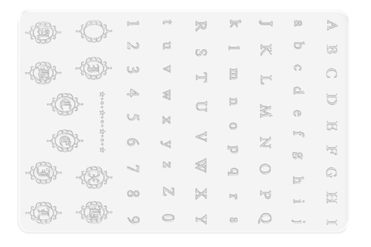 Jolifin 3D Silicone Stencil - extra flat no. 7