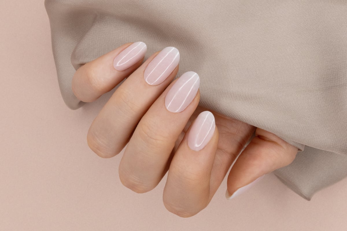 Jolifin LAVENI UV Gel-Wraps - Babyboomer milky natural