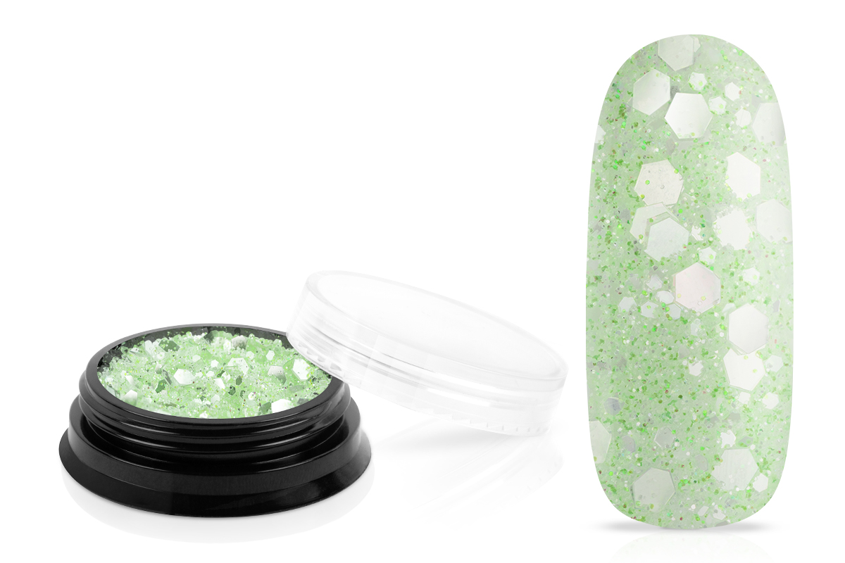 Jolifin LAVENI Crystal Glitter - pastell-mint