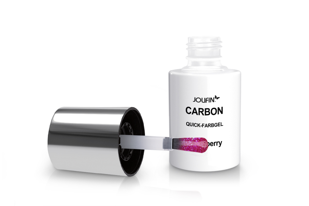Jolifin Carbon Quick colour gel - shiny berry 11ml