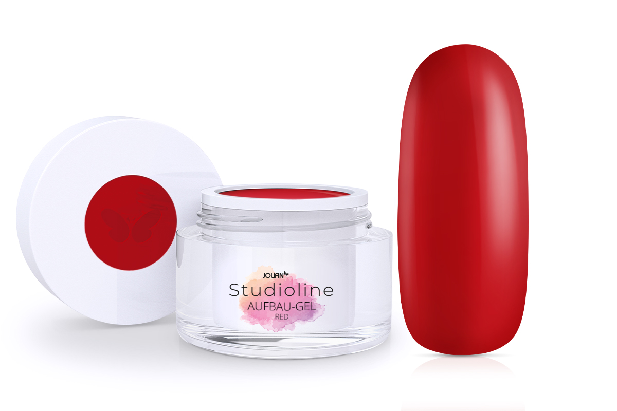 Jolifin Studioline Aufbau-Gel - red 15ml