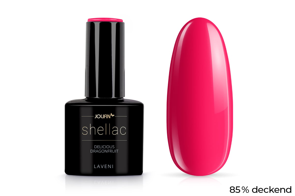 Jolifin LAVENI Shellac - delicious dragonfruit 10ml