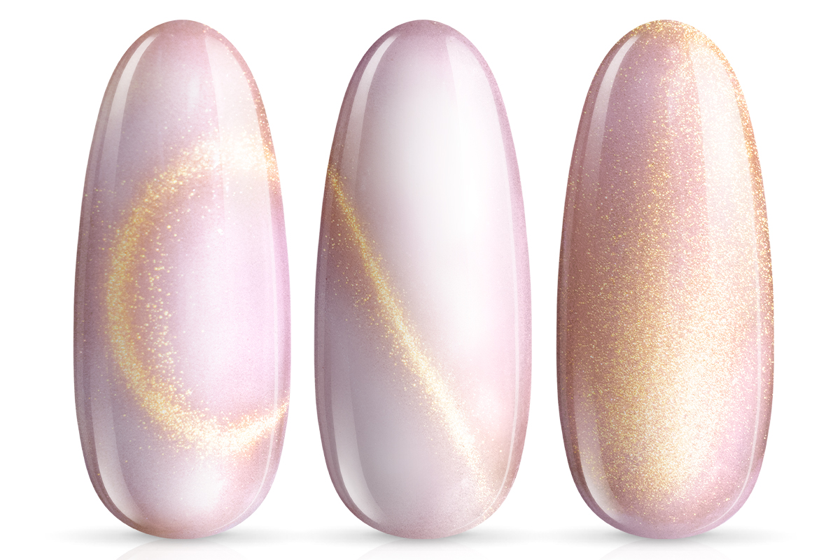 Jolifin LAVENI Shellac - Cat-Eye golden sunset 10ml