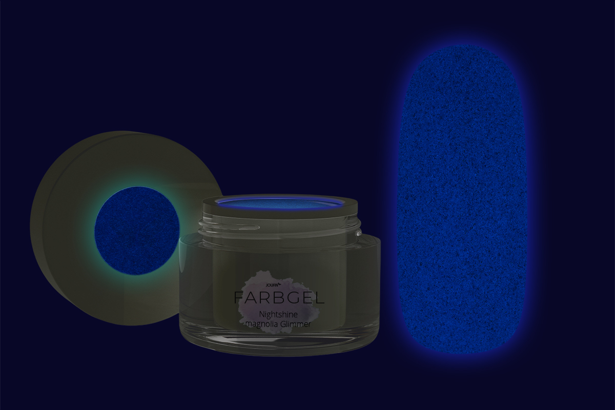 Jolifin Farbgel Nightshine magnolia Glimmer 5ml