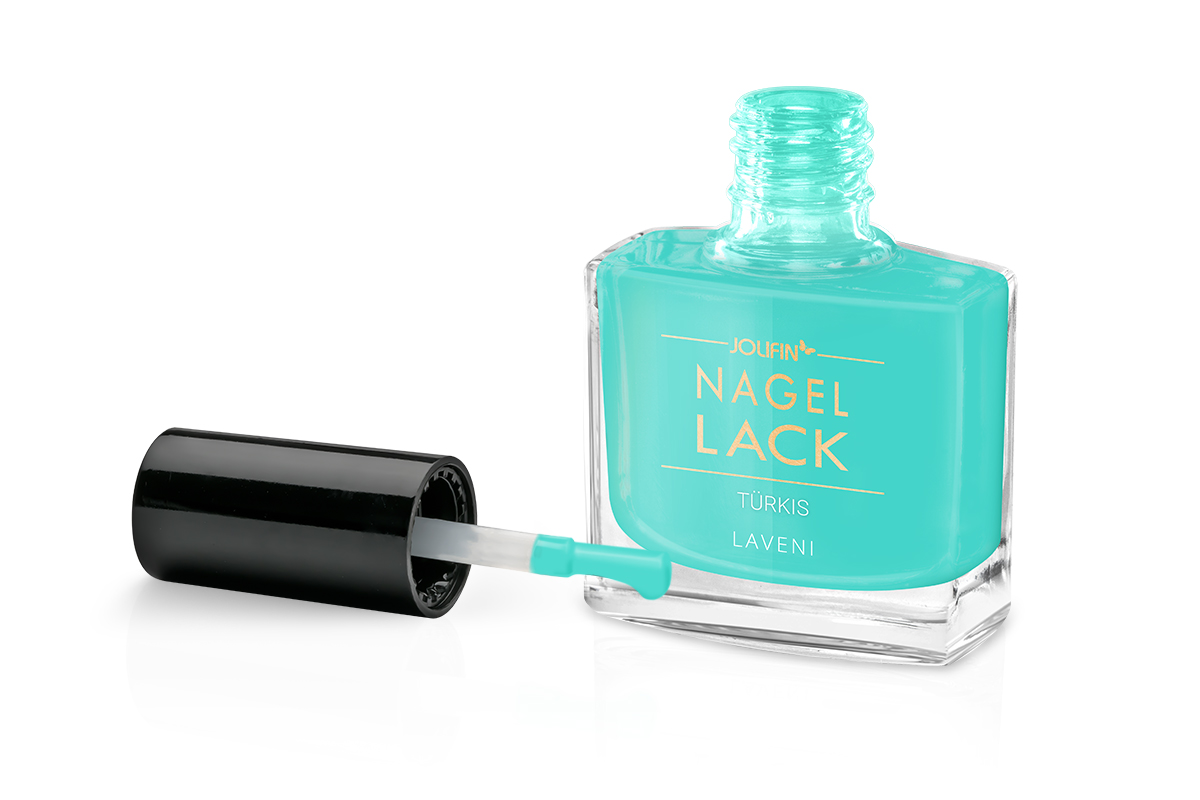 Jolifin LAVENI Nail Polish - turquoise 9ml