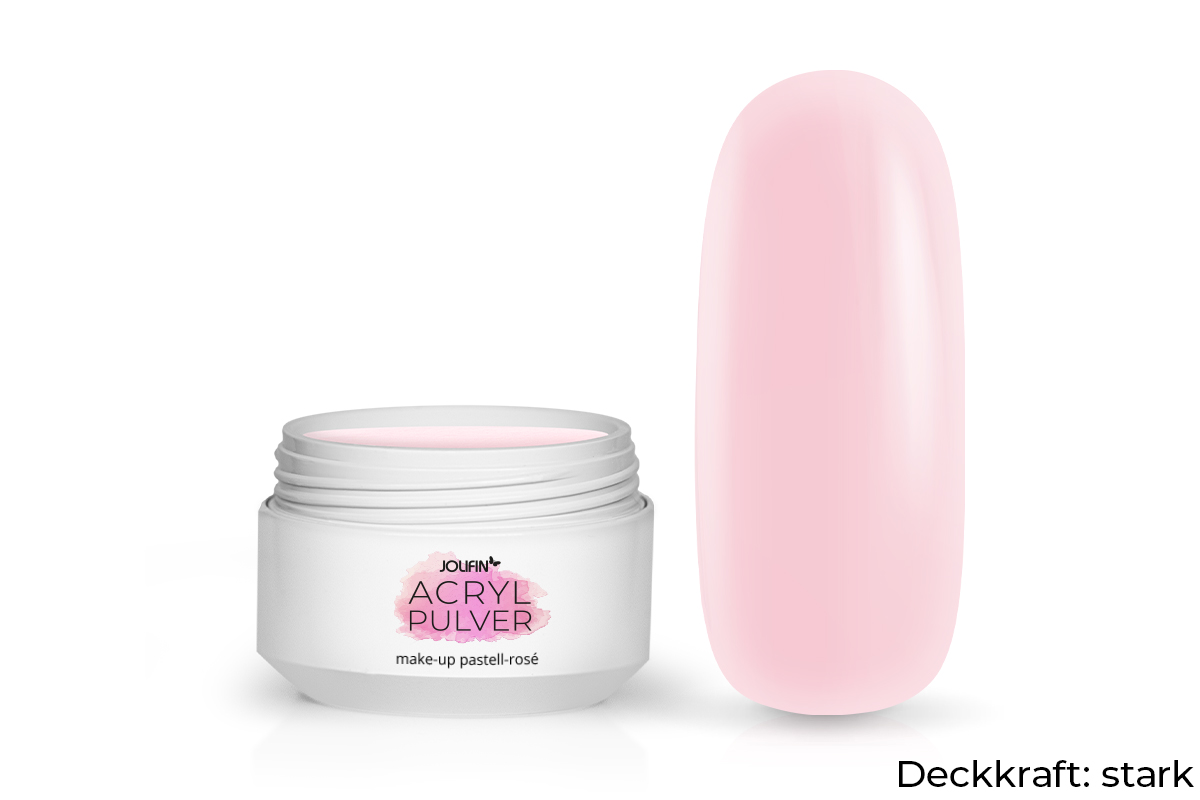 Jolifin acrylic powder - make-up pastel pink 10g