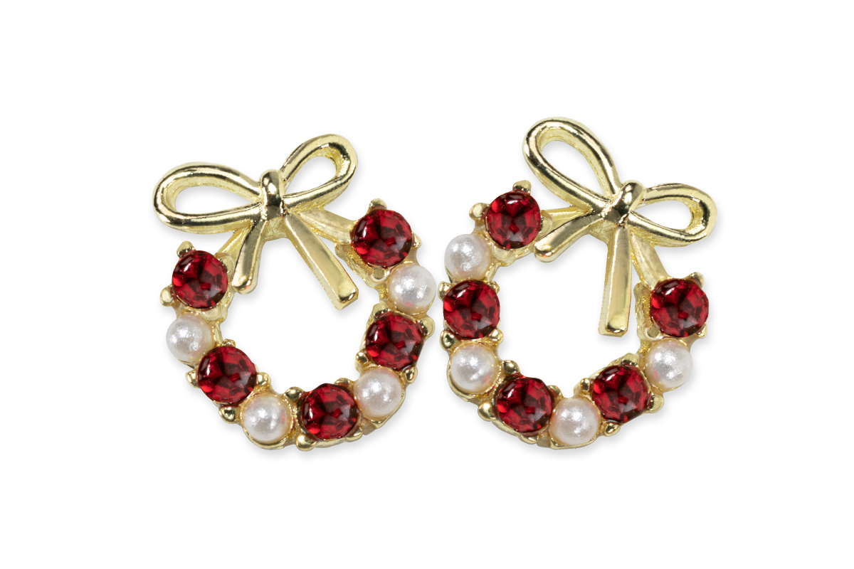 Jolifin Overlay - Wreath with pearls & bow