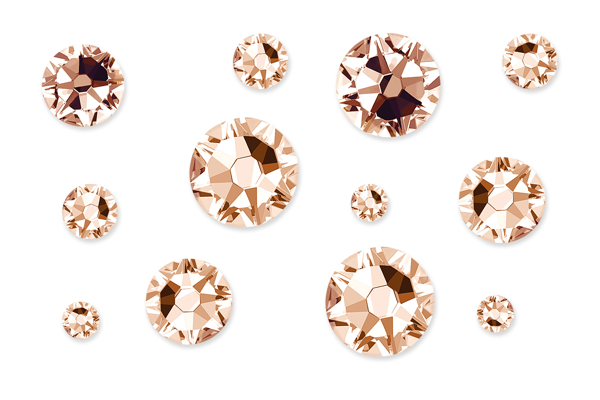 Jolifin LAVENI Rhinestone Display - peach