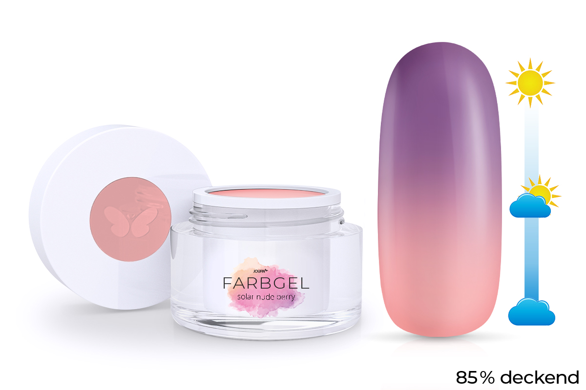 Jolifin Solar Farbgel nude berry 5ml