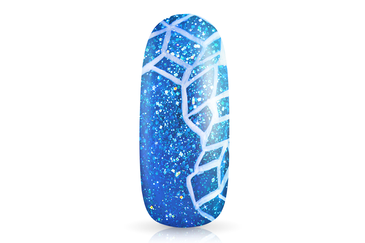 Jolifin colour gel neon blue glitter 5ml
