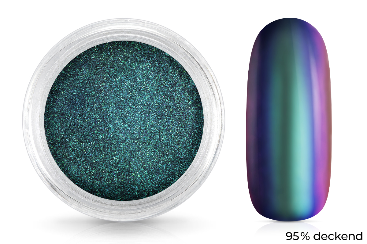 Jolifin Mirror-Chrome Pigment - FlipFlop turquoise & violet