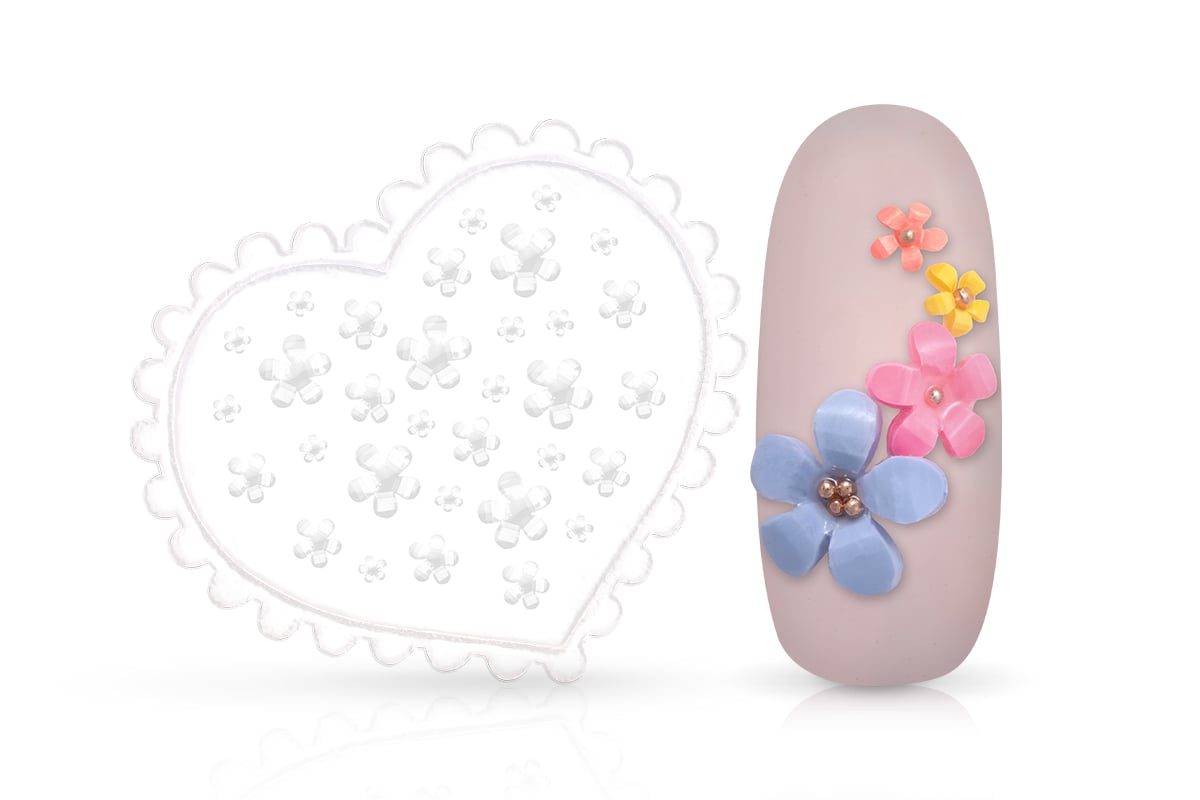 Jolifin 3D-Form - Blümchen