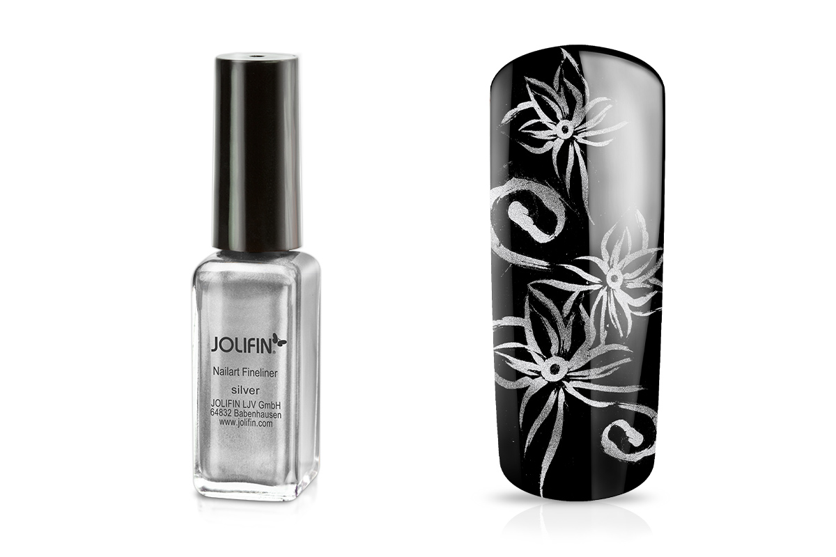 Jolifin Nail Art Fineliner silver 10ml