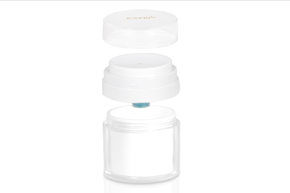 Jolifin Airless-Dispenser leer 50ml - weiss