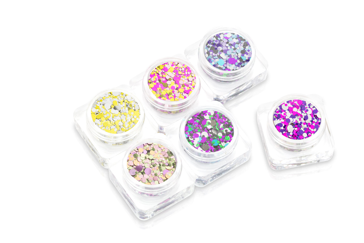 PNS24 Glitter Set - Chrome sequins