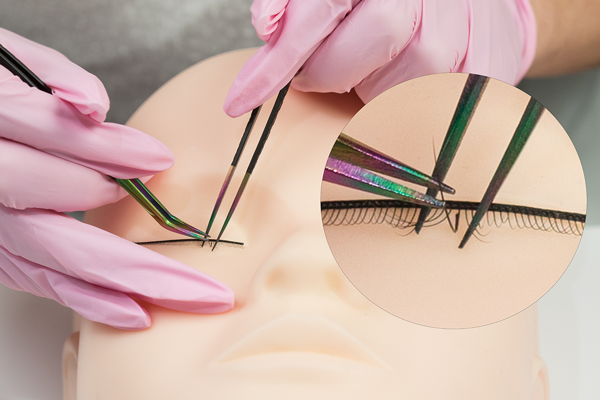 Jolifin Lashes - Training head eyelash curler