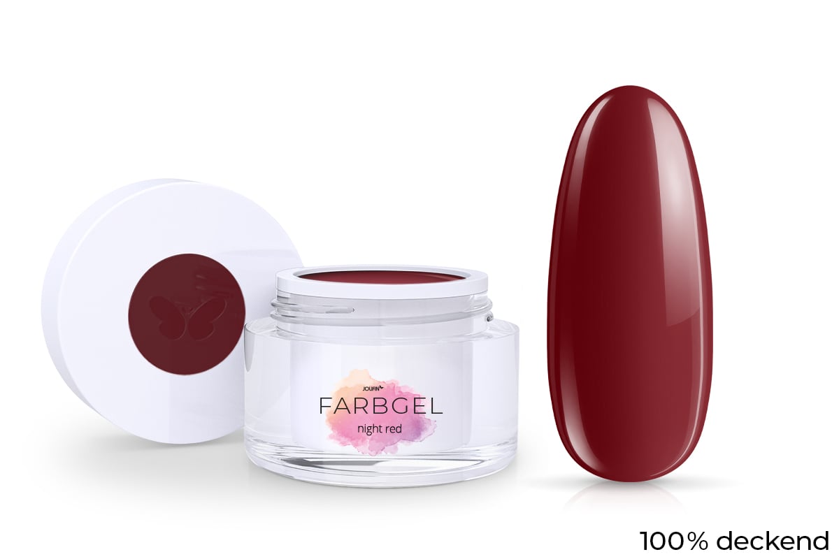 Jolifin Farbgel night red 5ml