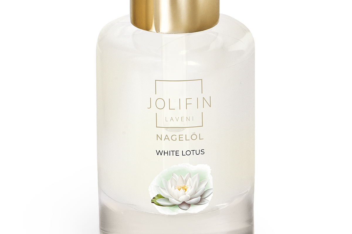 Jolifin LAVENI Nagelöl - white lotus 10ml