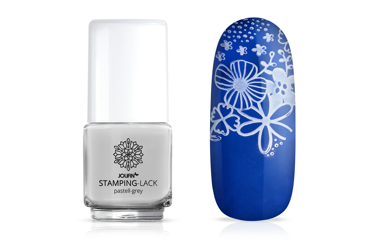Jolifin Stamping Lacquer - pastel-grey 12ml