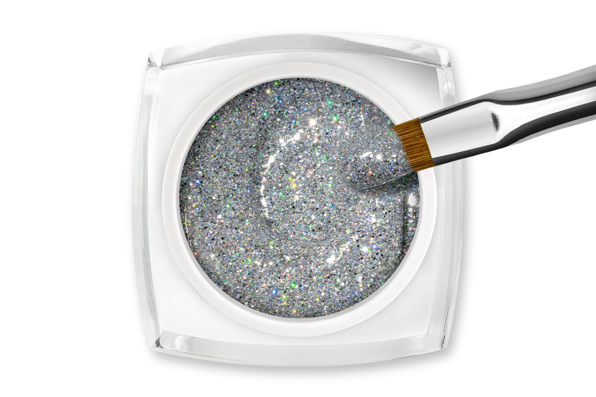 Jolifin LAVENI colour gel - silver galaxy 5ml