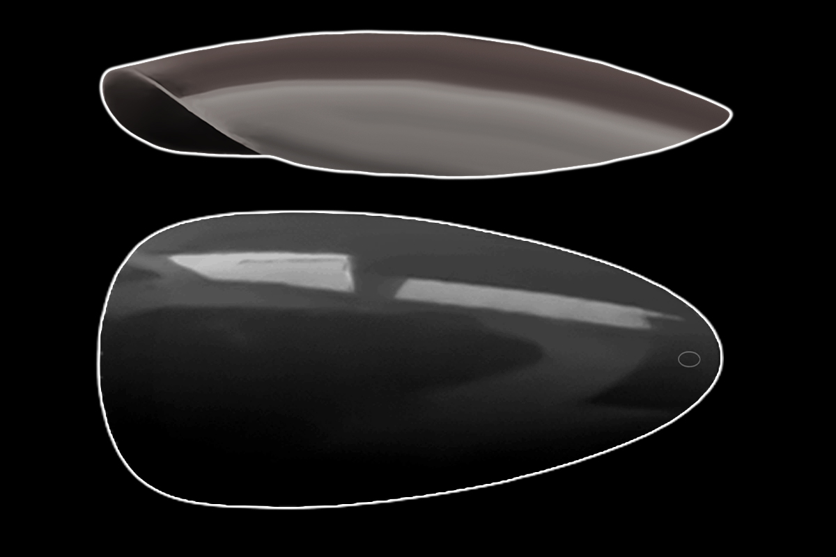 Jolifin 120 Tipbox Press-On oval almond