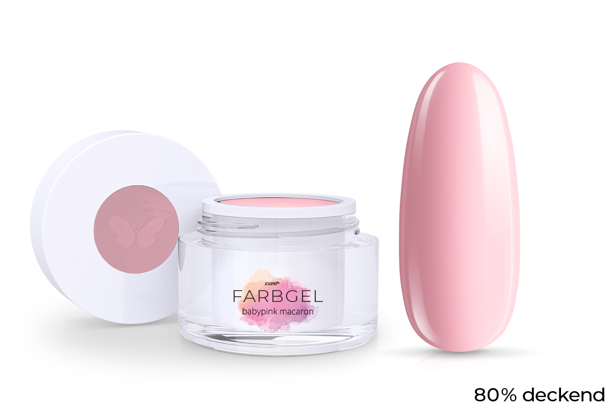 Jolifin Farbgel - babypink macaron 5ml