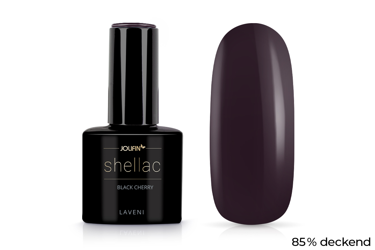 Jolifin LAVENI Shellac - black cherry 10ml 