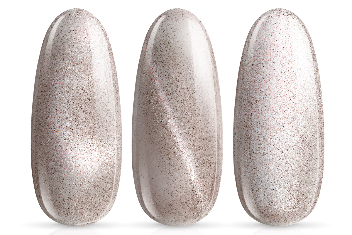 Jolifin LAVENI Shellac - 9D Cat-Eye brown & red 10ml