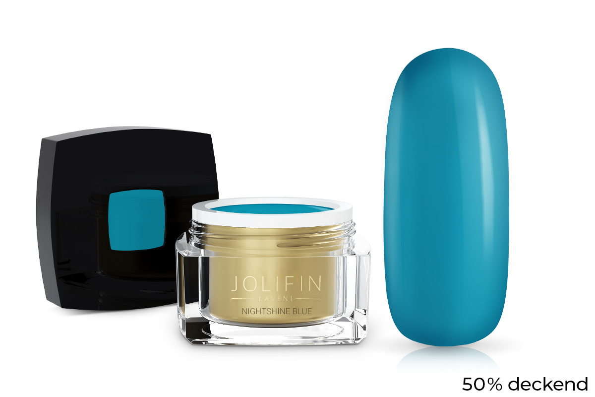 Jolifin LAVENI Colour Gel - nightshine blue 5ml