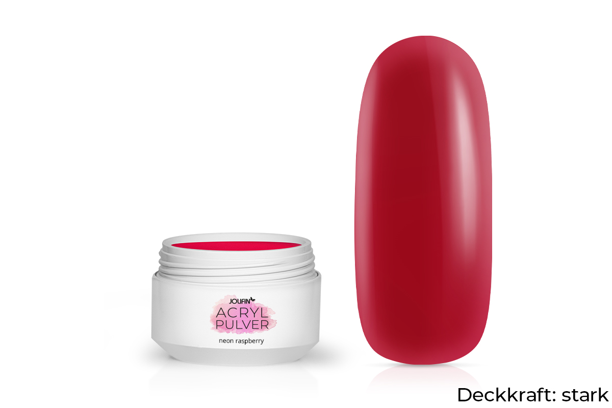 Jolifin Acryl Farbpulver - neon raspberry 5g