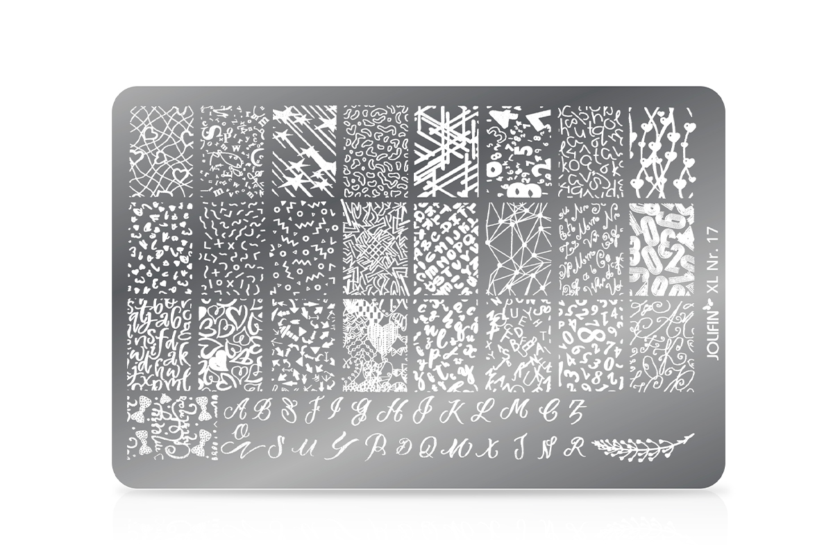 Jolifin Stamping Stencil XL - No. 17