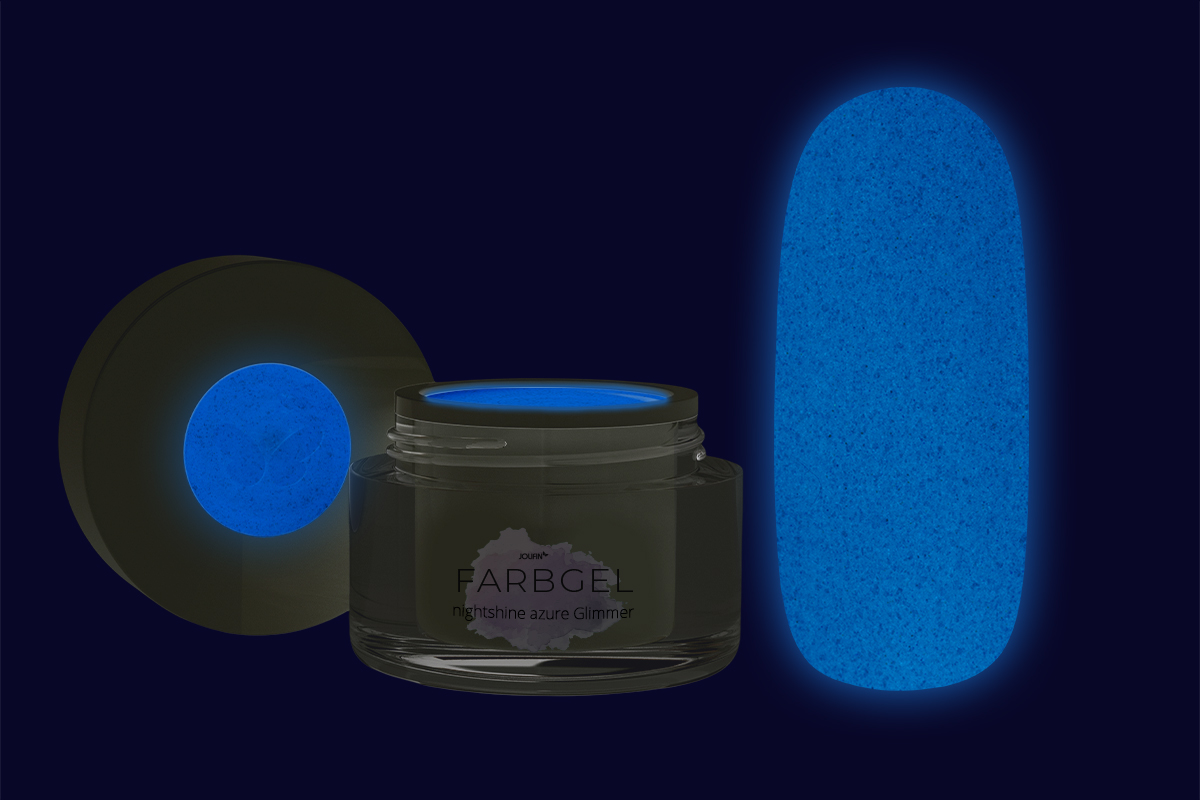 Jolifin Colour Gel Nightshine azure Glimmer 5ml