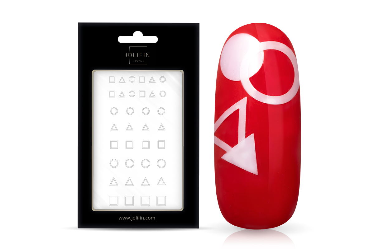Jolifin LAVENI XL Sticker - Symbols white